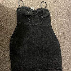 Windsor Denim Black Dress - Size Small